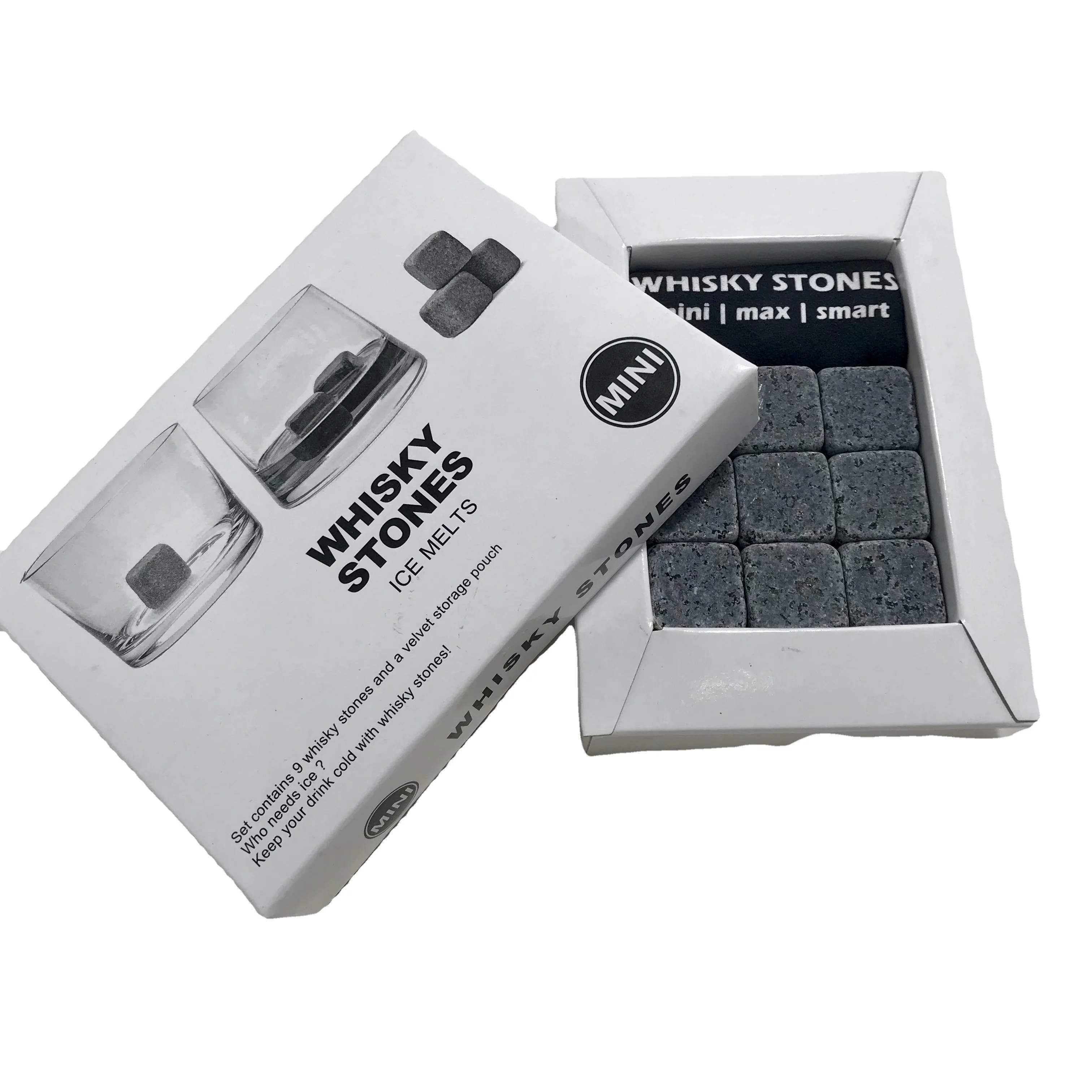 
Wholesale natural sandstone granite stone whiskey stones whisky ice cubes chilling rocks 