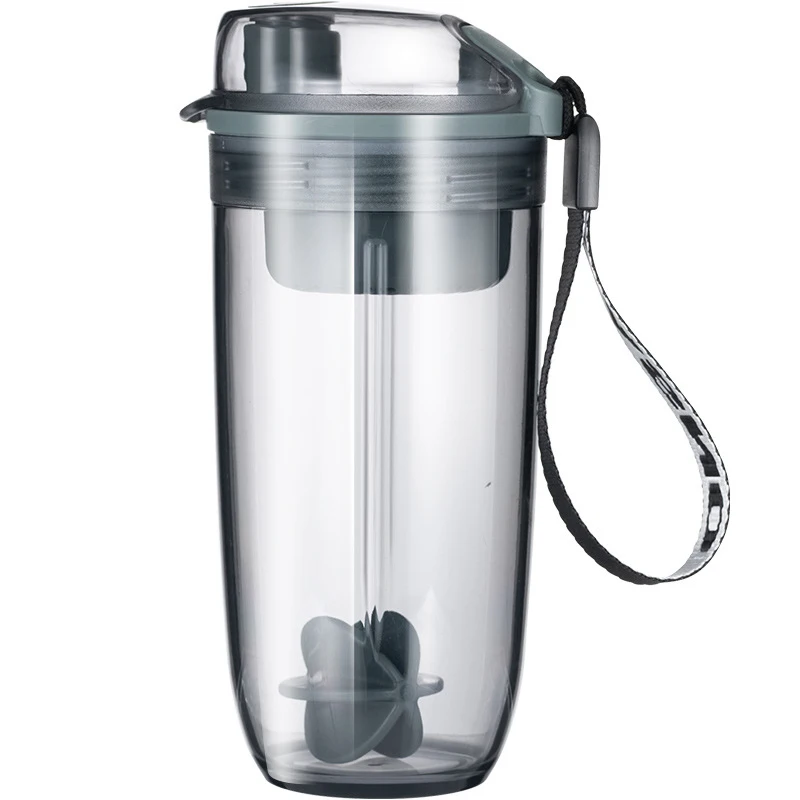 Wholesale Sport Gym Water Bottle Mixer Ball Bpa Free Plastic Protein Powder Shaker With Custom Logo
