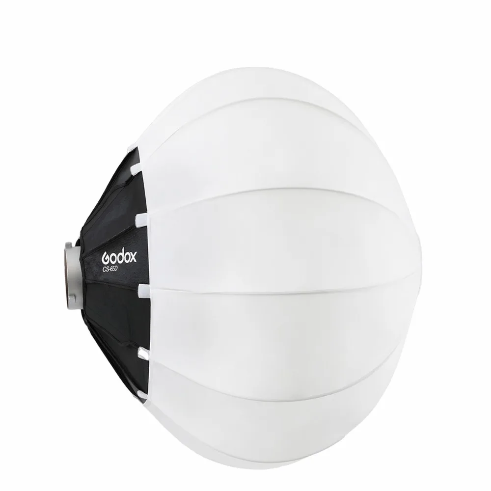 Go-ox Cs-50d 50cm Round Shape Softbox Light Lantern Quick-install Portable  For Bowens Mount Studio Flash
