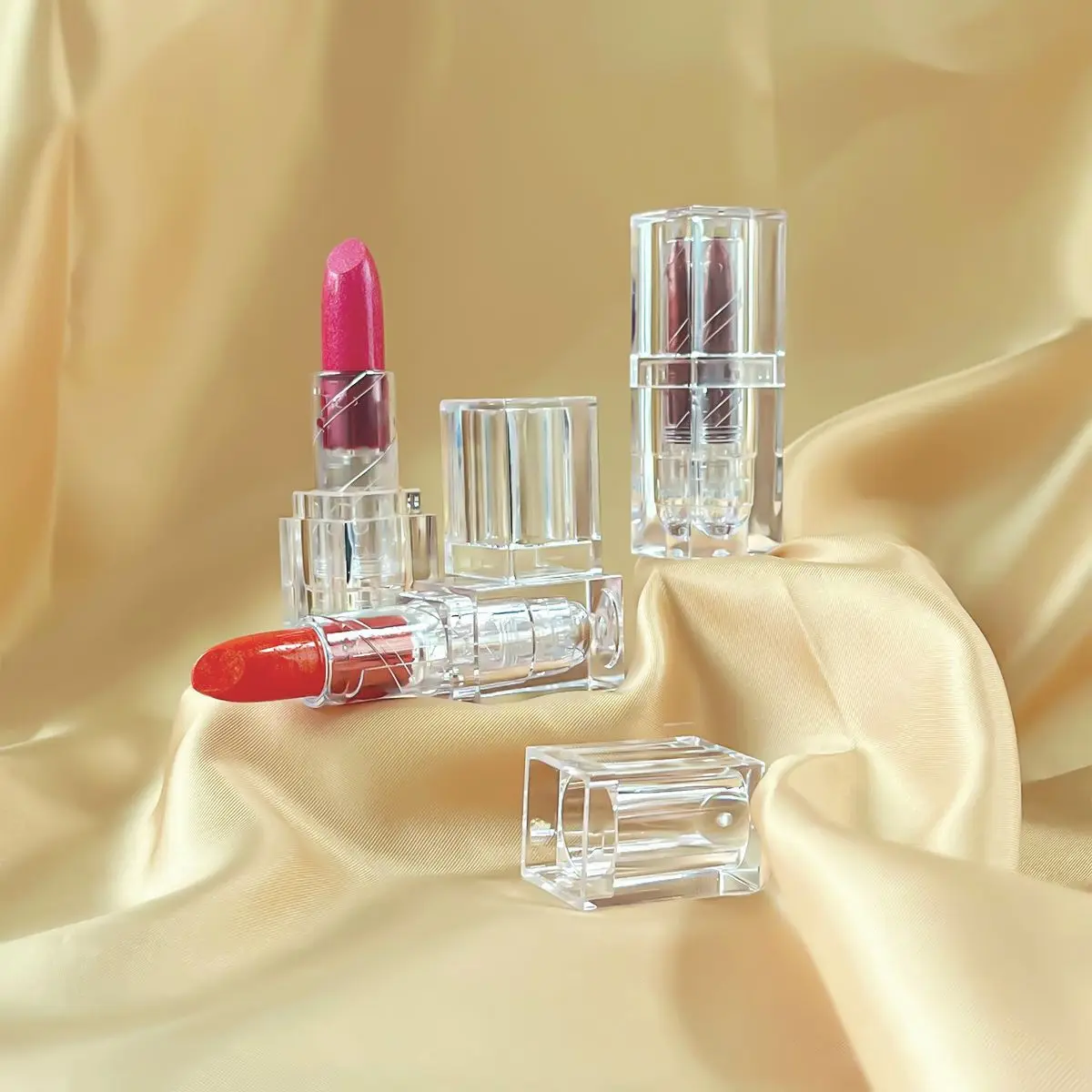 Halloween Party Diamond Lipstick Shiny Metal Matte Long Lasting Waterproof Non stick Cup Halloween Lipstick Private Label