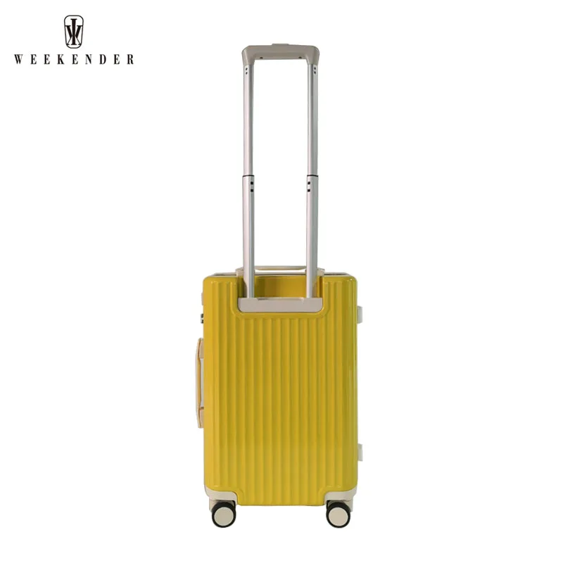 Принимаются индивидуальные логотипы на 10-15 дней, утопленный замок на молнии, Женский Спиннер, Алюминиевая тележка, набор чемоданов для багажа