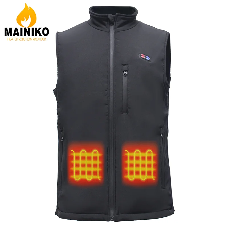 Женский охлаждающий Стеганный жилет и одеяло 2 в 1 с подогревом