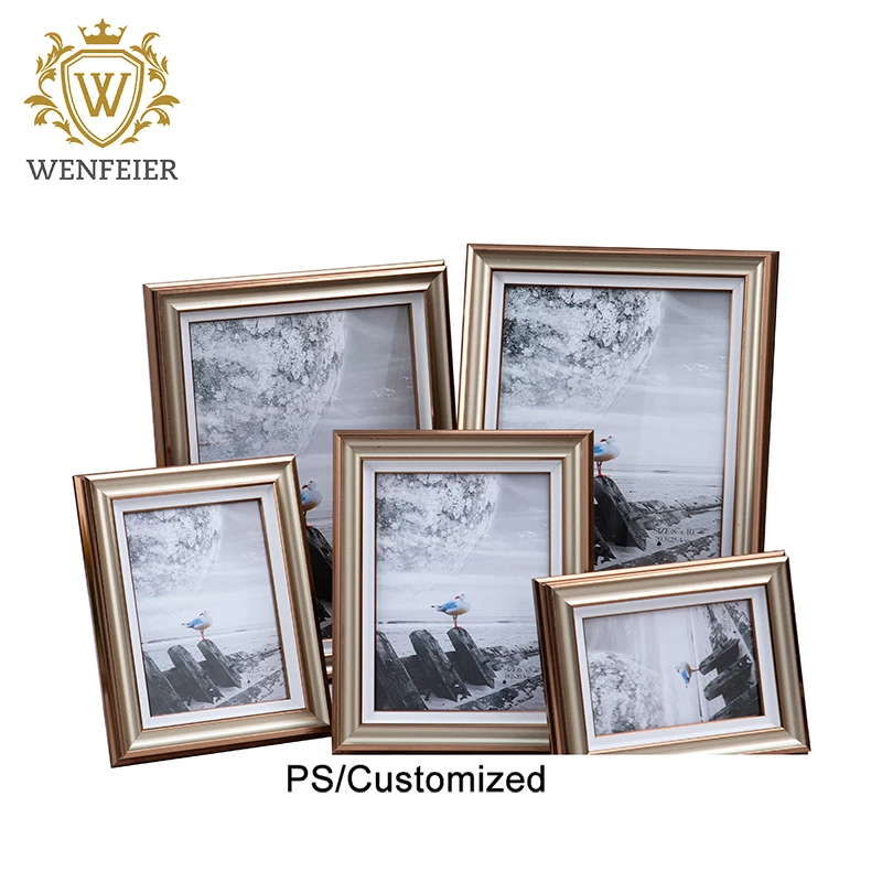 Winfeier Hot Selling Modern A3 A4 Certificate Art Frames PS Plastic Picture Frames For Home Decor