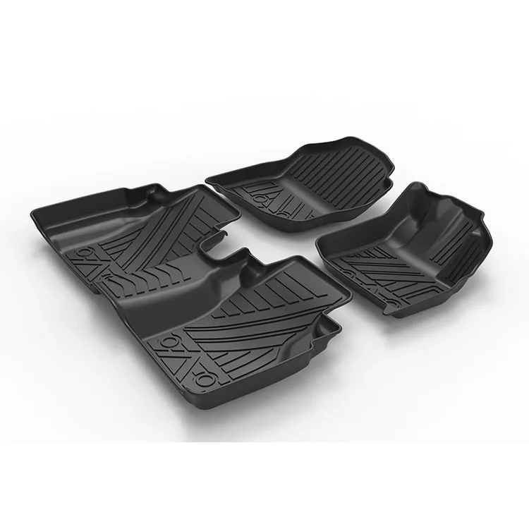 New design custom TPE material car floor mat CITY universal set 4 pieces luxury car mat