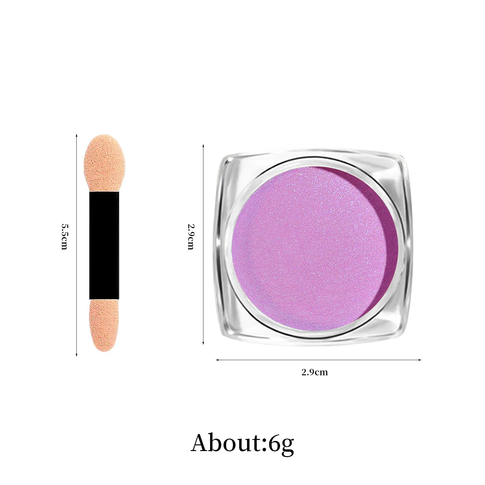 2024 New Arrival Magic Aurora liquid powder 12 colors liquid nail powder