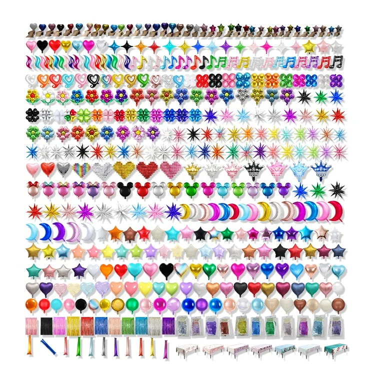 MTF Wholesales 5 Inch Mini Size Stars Shape Party Decoration Kids Toys Mylar Foil Balloons