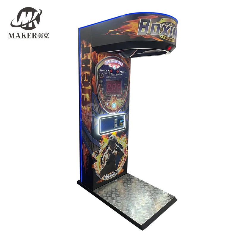 New Coin Operated Electronic Boxing Machine Indoor Kicking And Punching Boxing Arcade Sport Game Machine