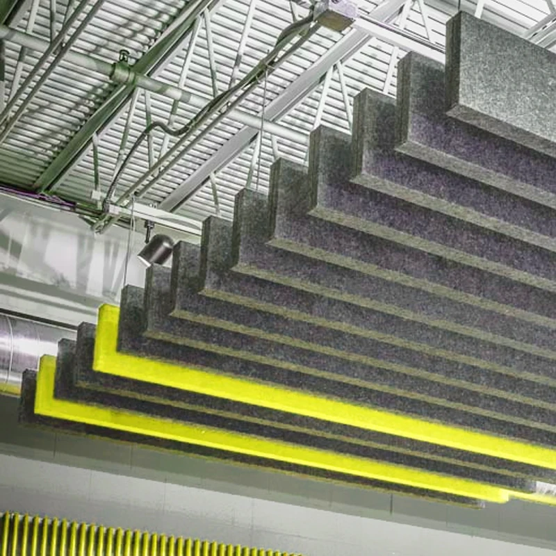 Customized Sound Absorption Materia lFireproof PET Polyester Fiber Acoustic Interior Wall Decorative Ceiling Acoustic Panel