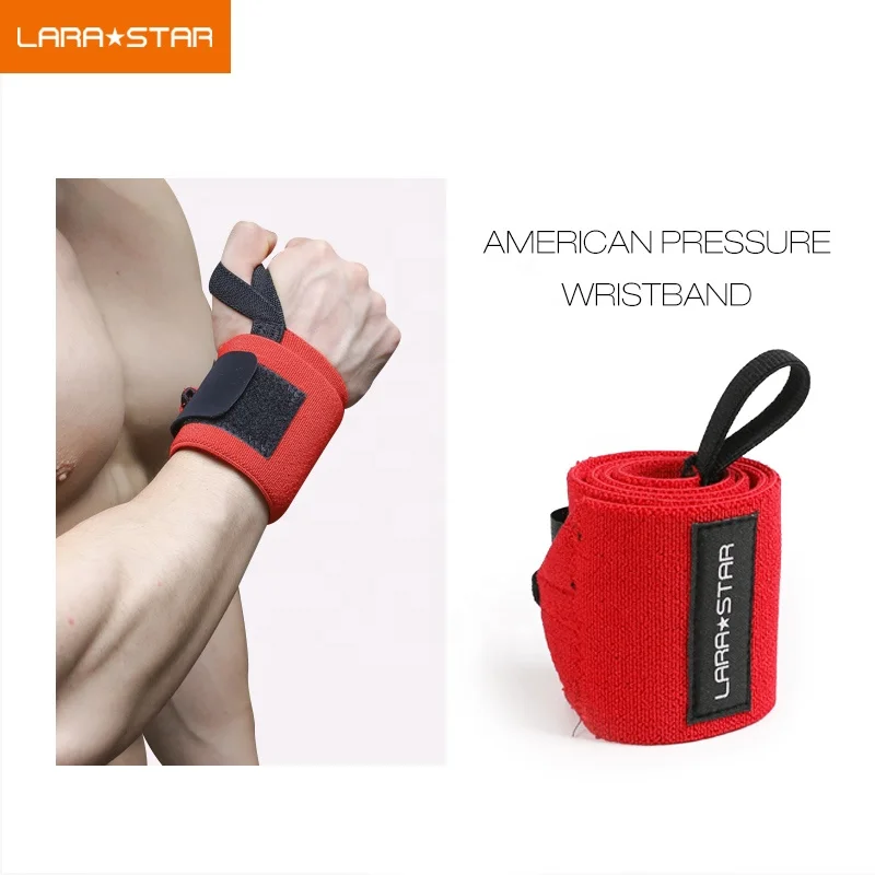 Bodybuilding Power Lifting Wrist Supports Assist Straps Grip Strength Weightlifting Gym Wristband Wrist Wrap