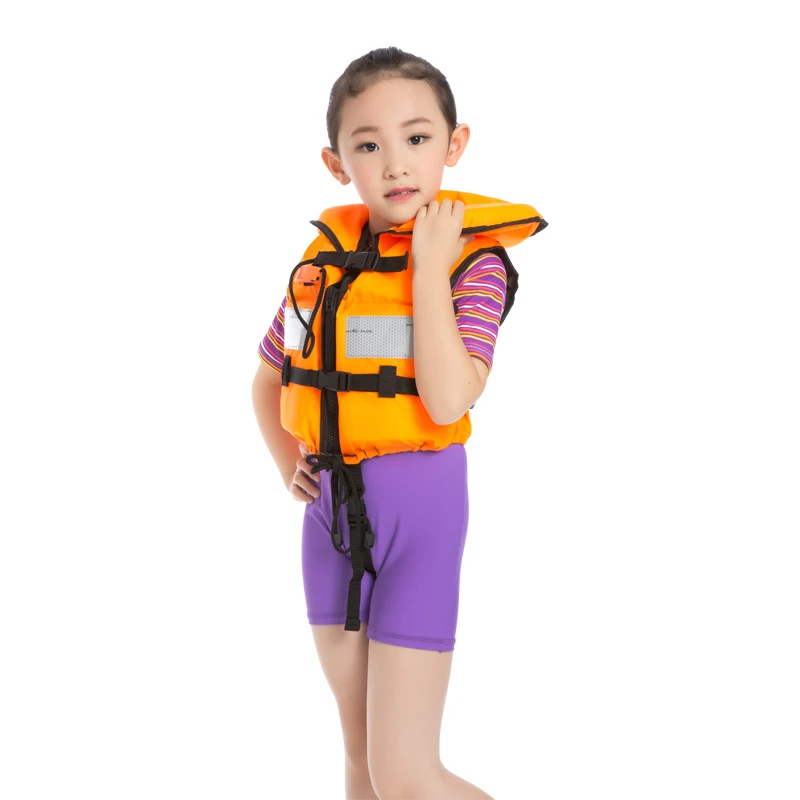 Bright color orange low price  life jackets for kids