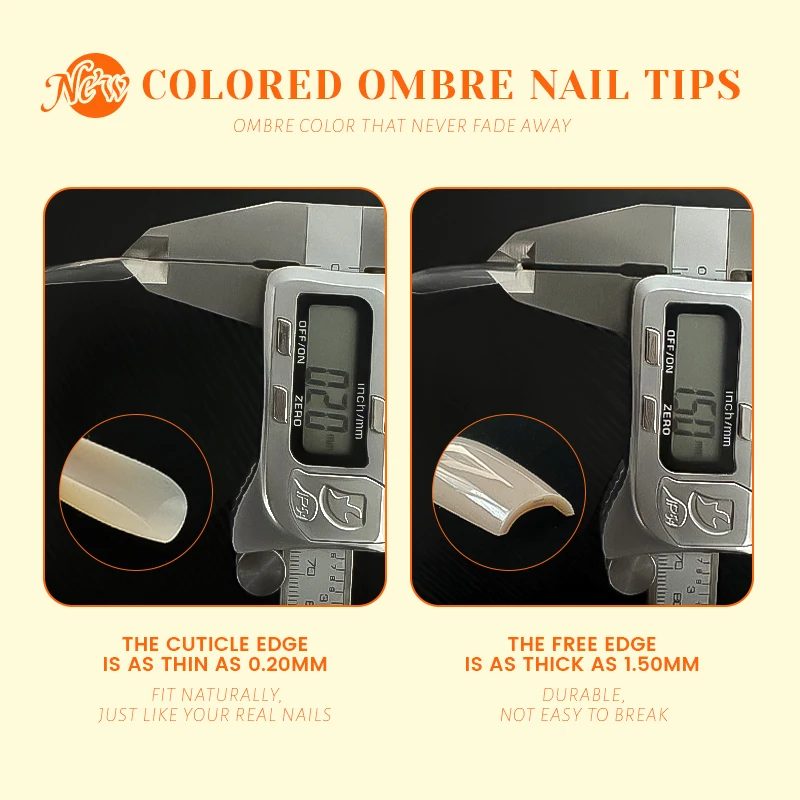 Best Choice for DIY Nail Art Injection ABS or Acrylic Gel X Manicure Tool Nail Tips without UV Oil for Fingers