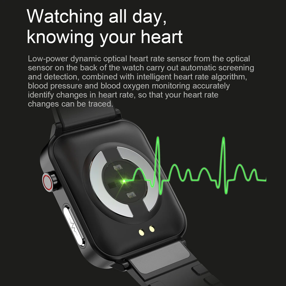 Eseed E86 Smartwatch PPG ECG Blood Pressure Body Temperature monitoring Health Sport Smart Watch Watches for Men Women