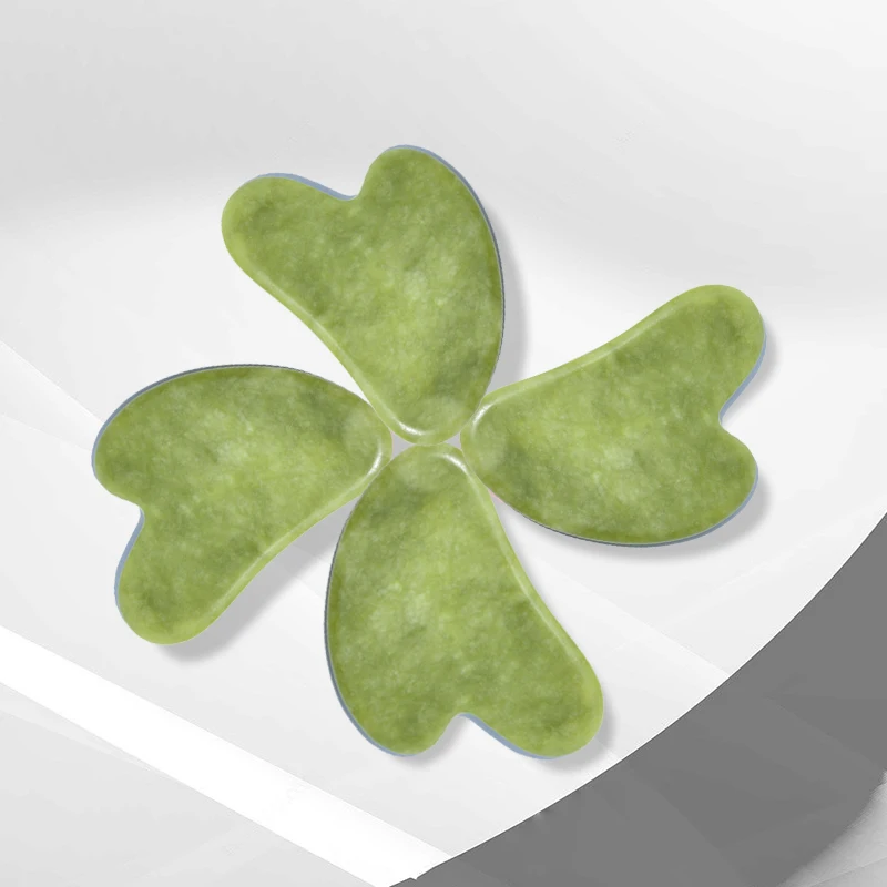 Best price jade gua sha stone green jade guasha nephrite gua sha tool for face