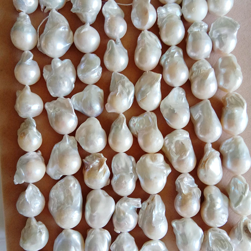 DIY pearl beads,100% Nature freshwater loose pearl with baroque shape, BIGGEST BAROQUE shape pearl .11-22 mm,nice nature color