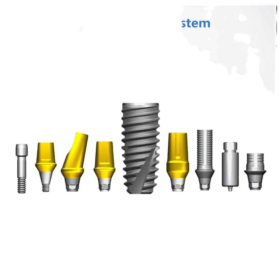 Dental Implant Abutment Series Titanium G5 Compatible with Dentium