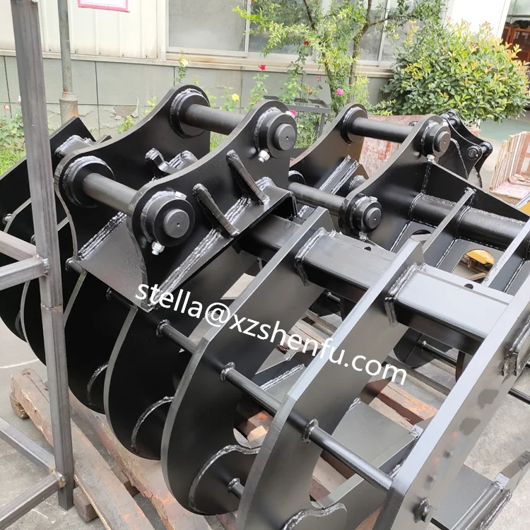 High-strength Wearable Steel Excavator Root Rake Tilting Rake Stick Rake