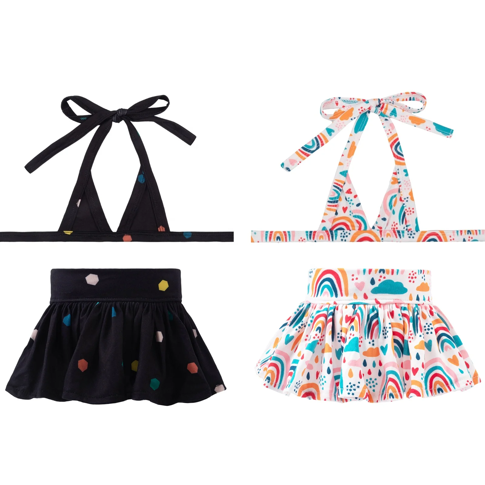 CuteBone New Original Pets Dress Pretty Puppy Beach Swimsuit Pet Dog Clothes Bikini Set