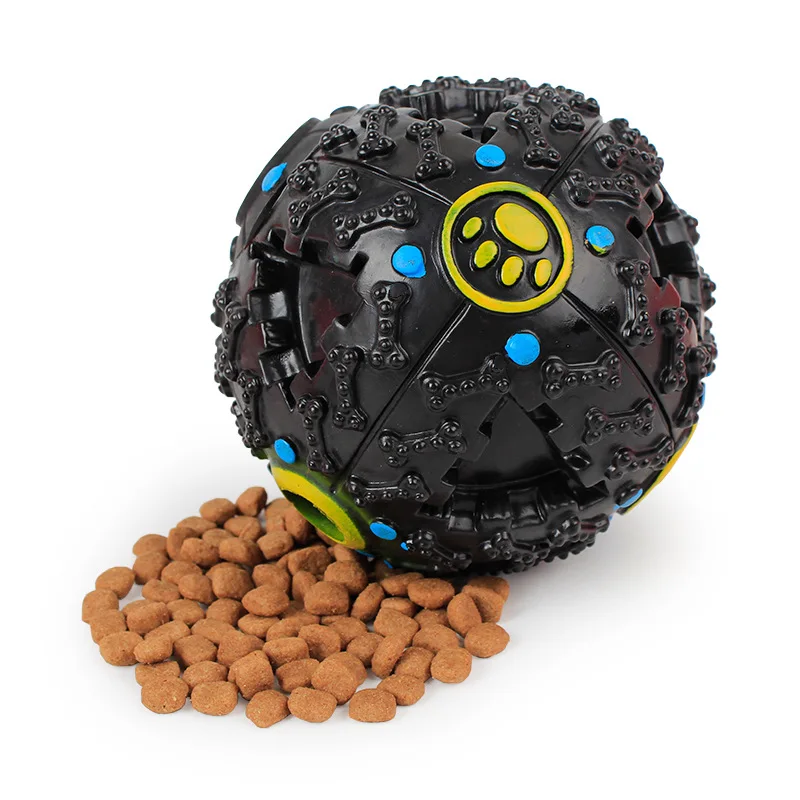 Wholesale Hot Selling Pet Dog Vinyl Durable Chew Toy Squeaker Interactive Ball Food Leaking Training Ball For Dogs