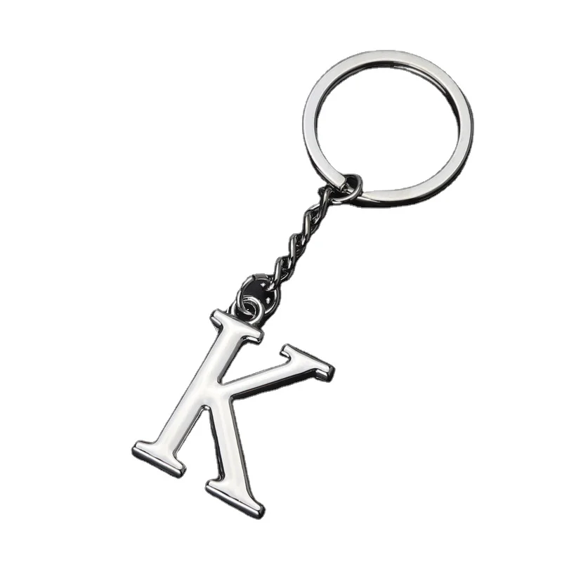 Alpha A-Z Hand Keychain for Women Purse Charms for Handbags Unique Toys Alphabet Initial Letter Pendant with Key Ring