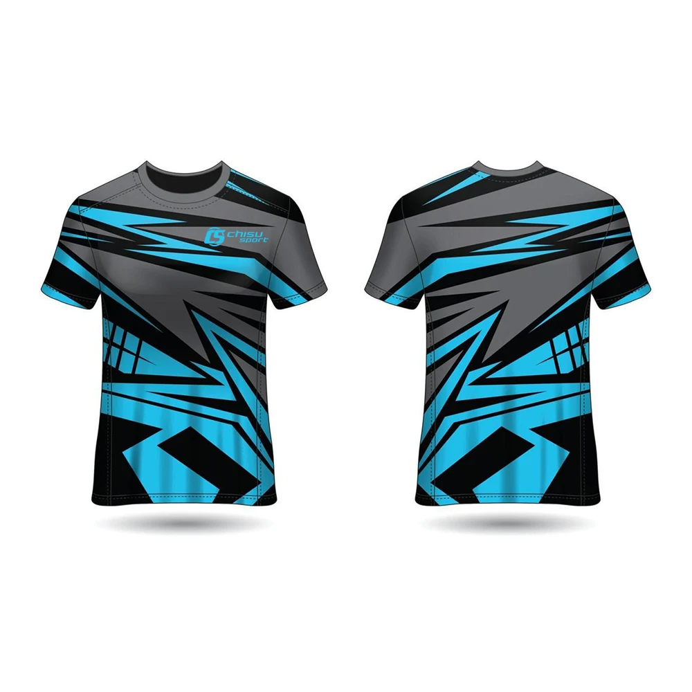 Sublimated best team game pro jersey shirts Quick Dry Gaming T Shirt Men Quick Dry Gaming T Shirt Custom Gaming Jerseys Esports