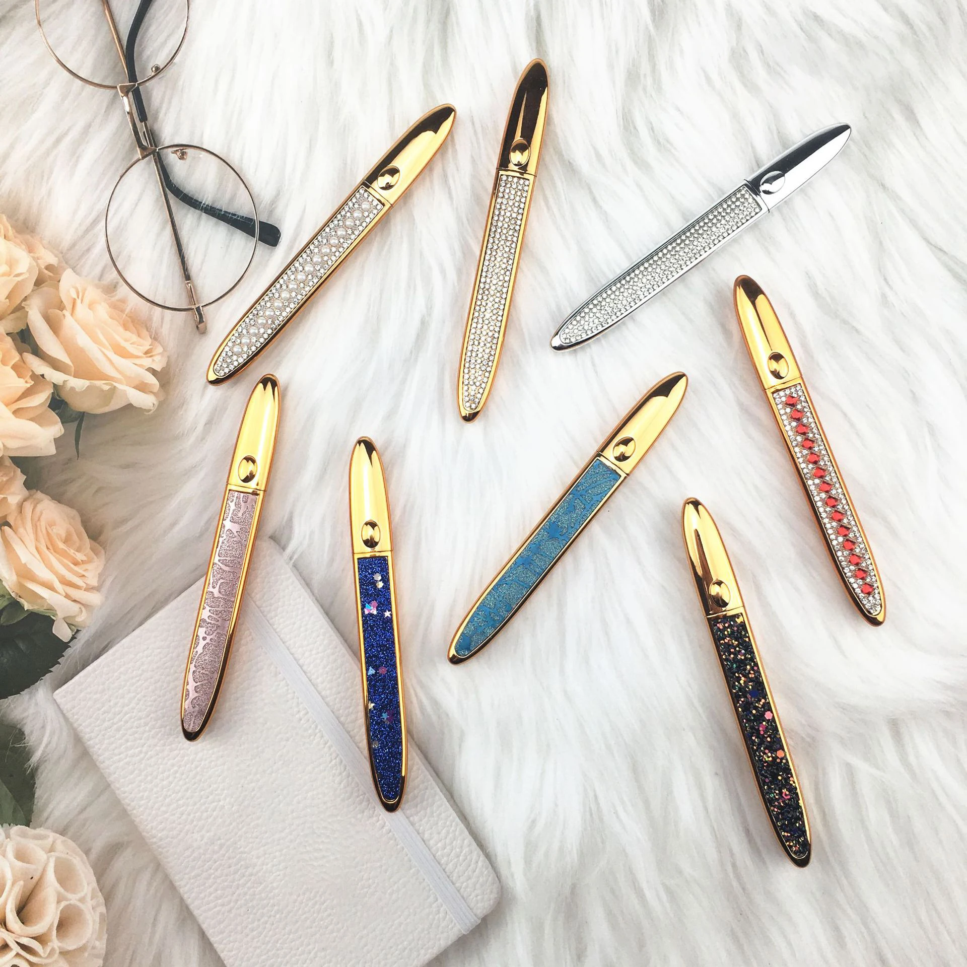 Mytingbeauty Professional Liquid Waterproof Eyeliner Long Lasting Silver Diamond Adhesive Lash Glue Pencil For Makeup