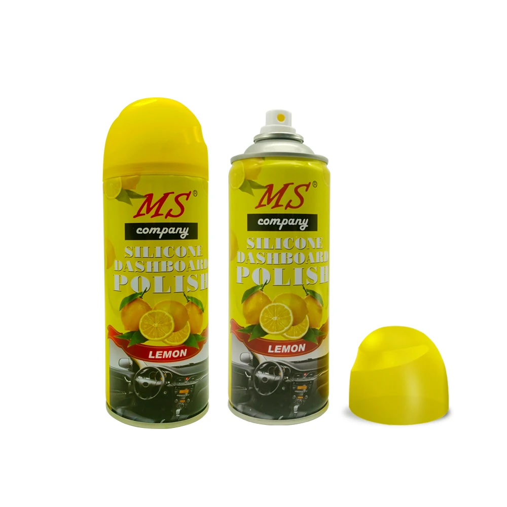 100% High Quality Car Dashboard Polish Wax or Silicone Sprayer 450ml