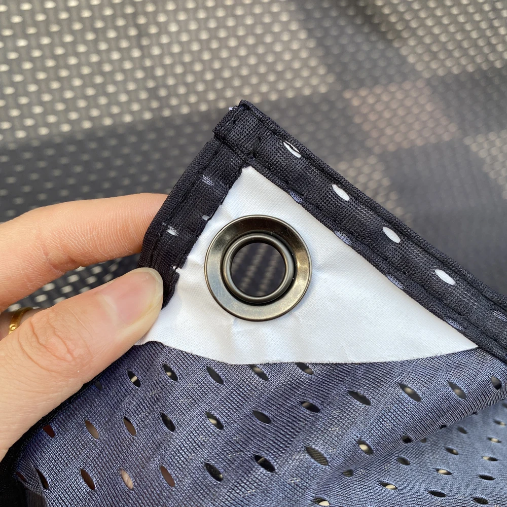 Customized Design Outdoor Hanging Advertising Outdoor Wind Proof Sport Game Banner Promotional Mesh Polyester Fence Banner