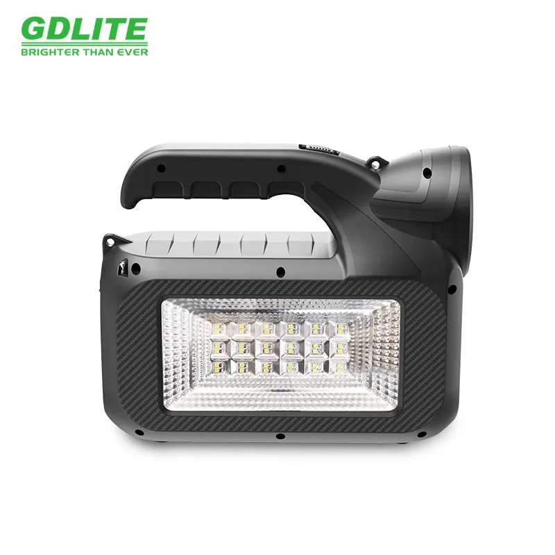 FM radio Portable Mini mobile charging solar power system with battery for home GD8017AM mini solar lighting system with led