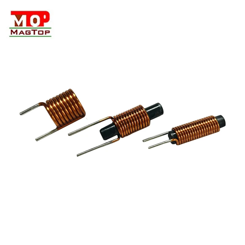 100mH radial Fixed inductor coil drum core ferrite rod power inductor