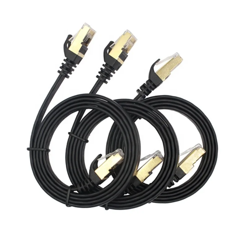  Высококачественный плоский ethernet-Кабель cat7 Соединительный шнур