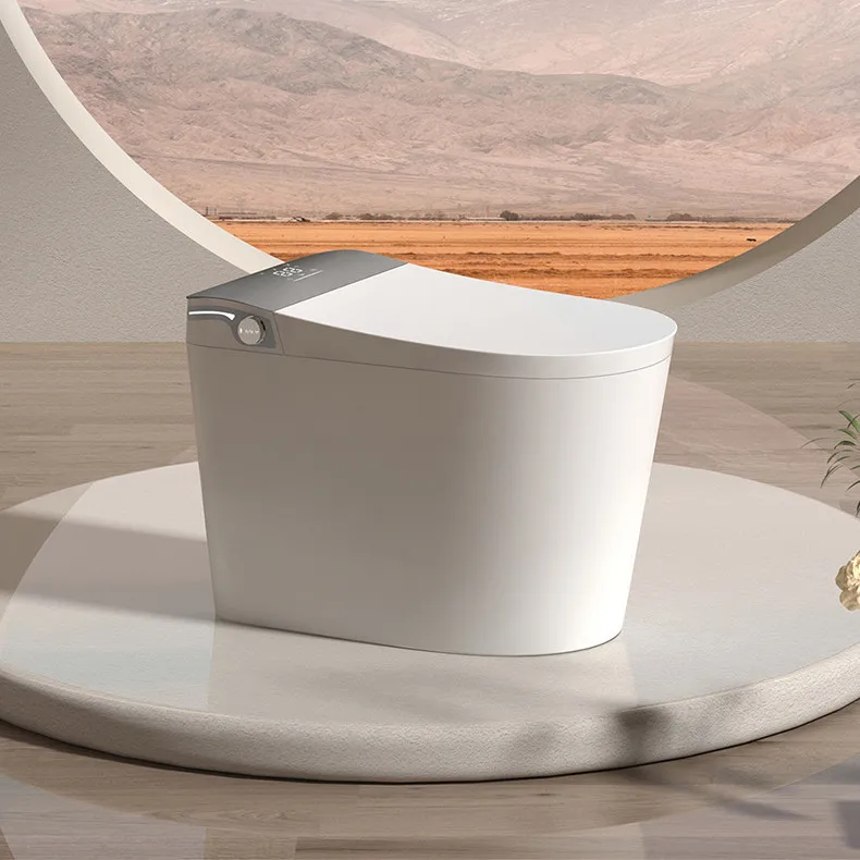 Bathroom automatic ceramic one piece smart toilet smart bidet toilet intelligent toilet