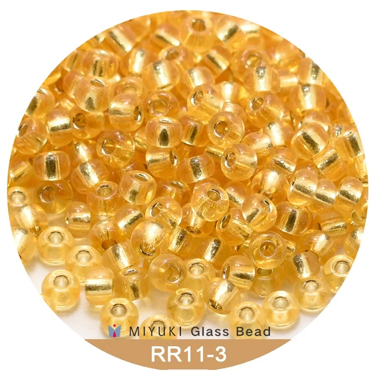 Miyuki Round Rocailles 11/0 Beads 2 mm [21Color Silver-Lined 1 ]10g pack