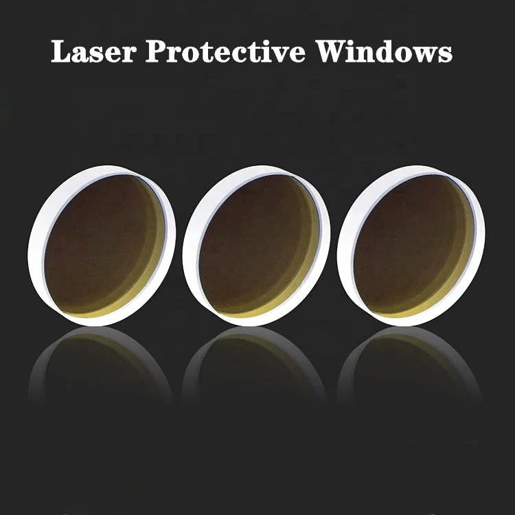 Optical laser protective glass lens 1064nm YAG fiber laser protection windows for CNC laser cutting welding engraving machines