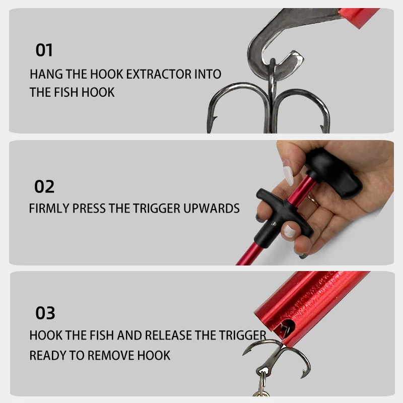 Easy Fish Hook Remover New Fishing Tool Minimizing The Injuries Tools Tackle Insects Detacher Portable Hook Out Extractor 4