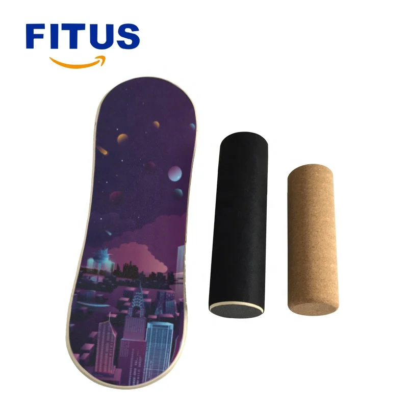 
FITUS Balance Board With Roller for Exercise Athletic Training Sports Improving Core Strength 