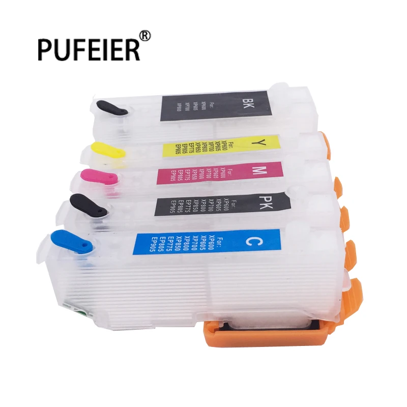 T2621 T2631-T2634 Refillable Ink Cartridge With Chip For Epson XP600 XP605 XP700 XP800 XP610 XP615 XP710 XP810 Ink Cartridge
