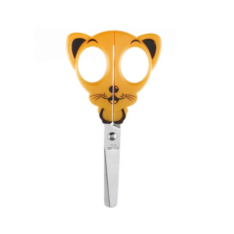 Mouse Shaped Stainless Steel Kids Utility Scissors