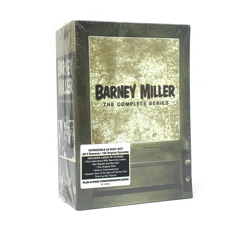 Коллекция фильмов серия dvd Barney Miller полная 25dvd печать дисков Заводская мультипликационная драма