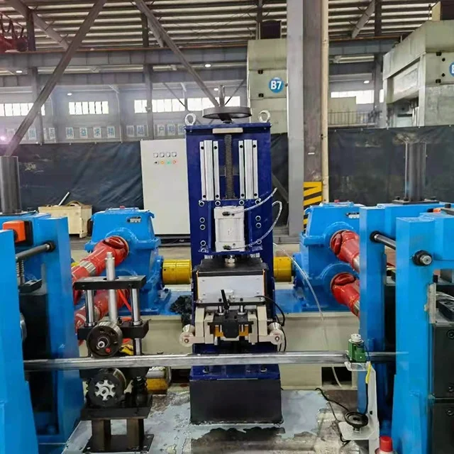 Eddy current flaw detector for tube mill line