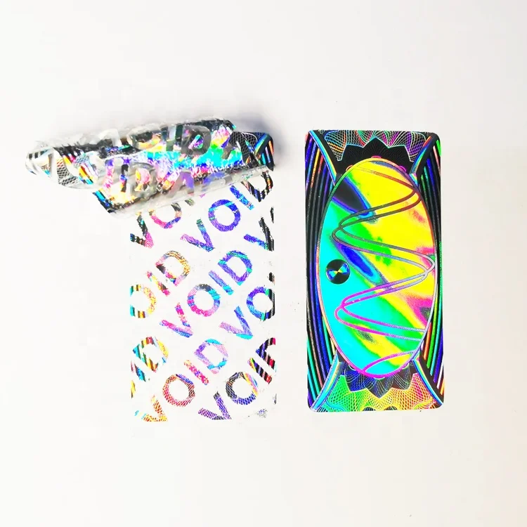 Custom Logo Low Price Factory Wholesale  Anti-tamper Sticker Authentic Anti-fake Safety Hologram Label