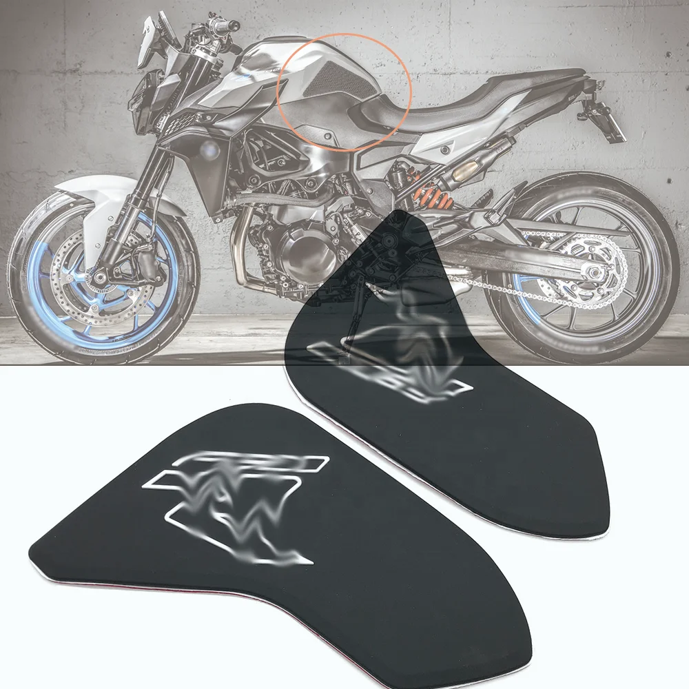  Motorcycle Rubber Waterproof Side Fuel Tank Pad Protector Stickers For BMW F900R 2020