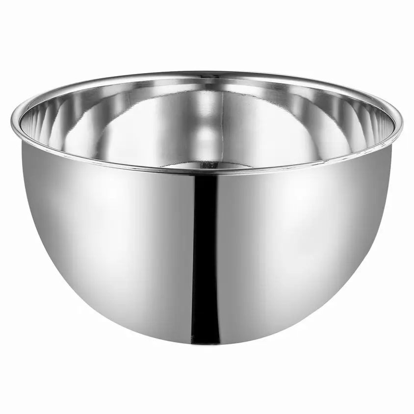 DH Meal Prep Stainless Steel Deep Mixing Bowls Set and Kitchen Food Storage Kitchen popcorn Salad Metal Bowls Heavy Duty Deeper