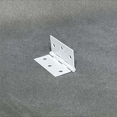 1.5 inch 2.5 inch White Round Hole hinges different size screw match color