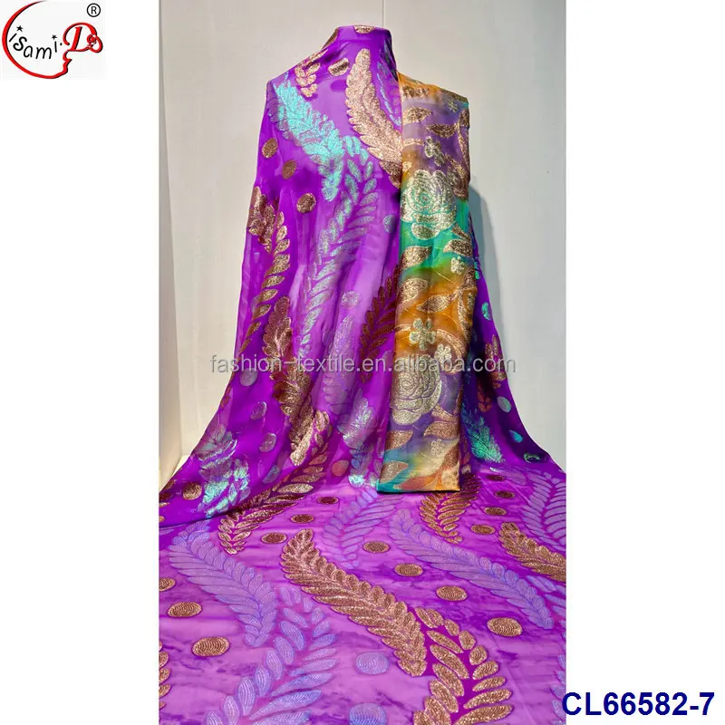 High quality Elegant multi color dirac gabasaar maqbal fransawi Sudanese dress soft style lisami luxury  design silk
