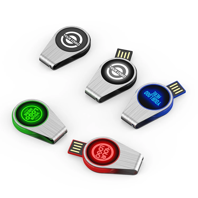 The New Listing circle cle usb custom thumb tv stick led usb flash drive oem pendrive 16g 32gb 64gb wholesale branded usb sticks