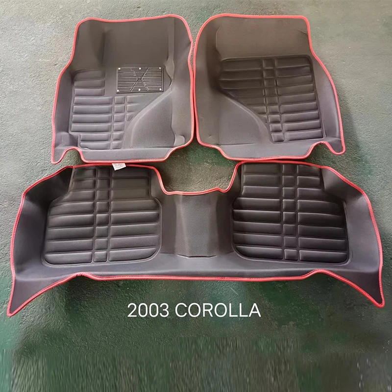 Car Floor Mats Liner Front & Rear carpet Mat Top Grade Hot Sales Auto Accessory Decorative Universal PVC Plush Car Floor Mat