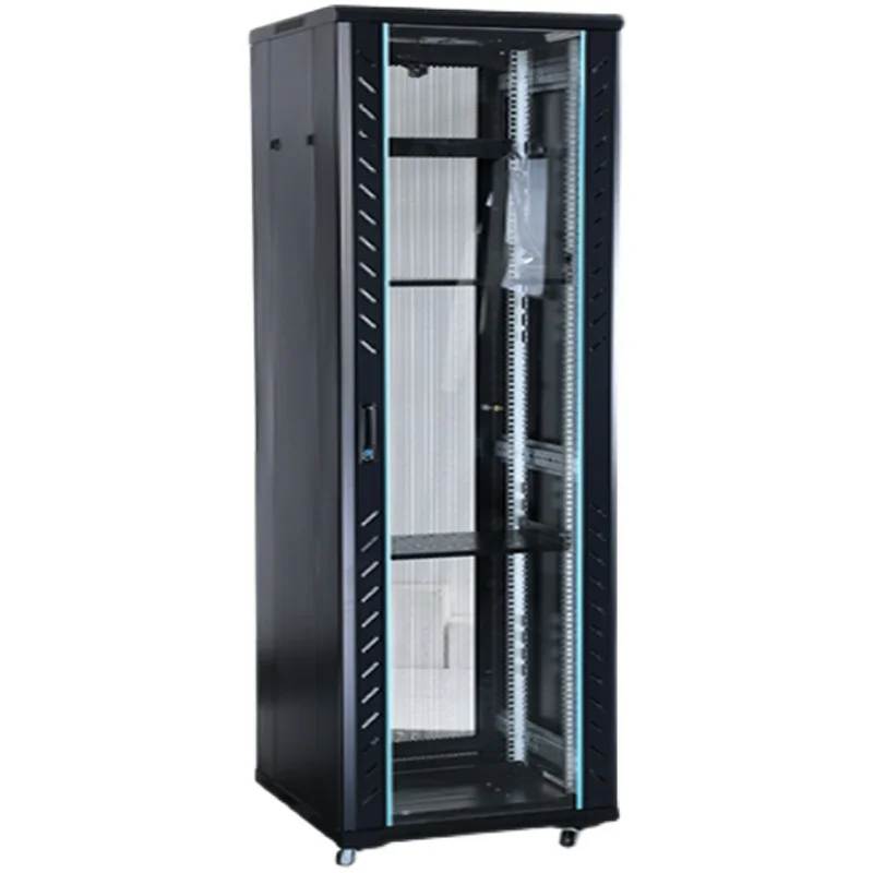 Glass door server rack cabinet rack network 42U rack cabinet server