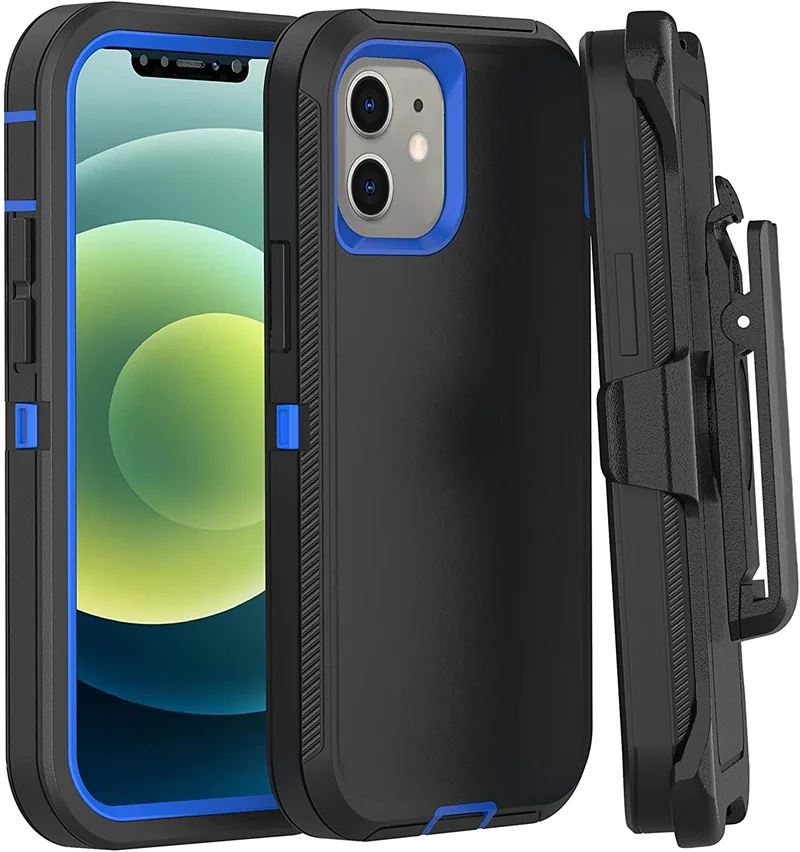 Robot Defender Case ShockProof Cover For iPhone 13 12 Pro Max Mini Case
