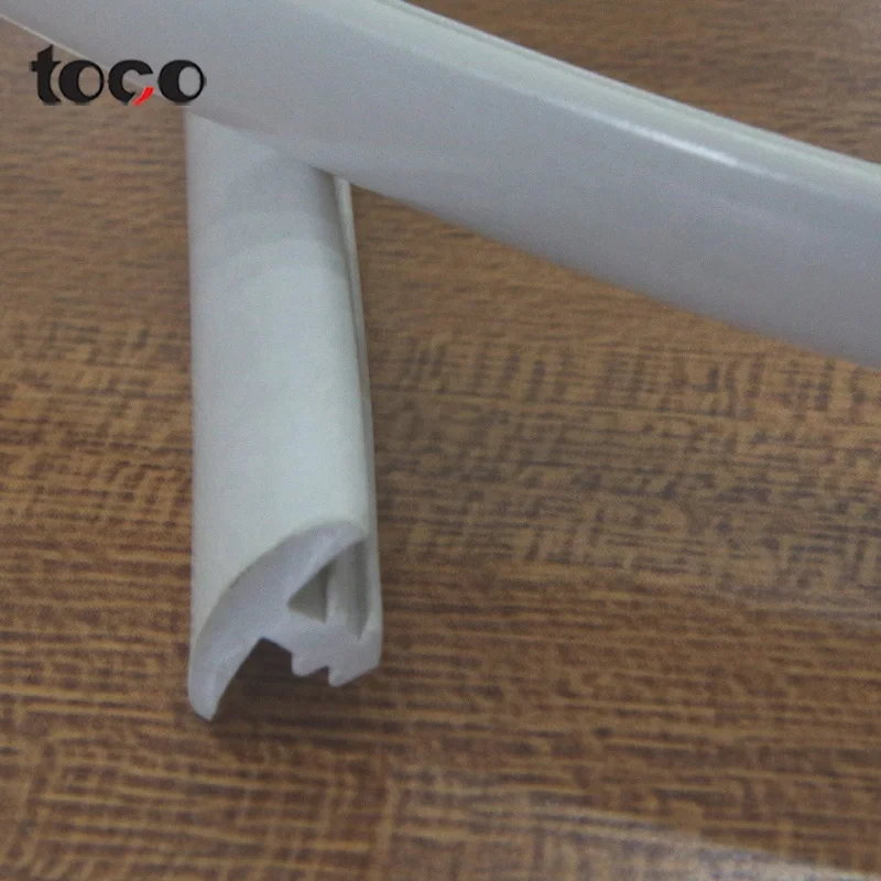 pvc rubber laminate T edge banding tape,plastic t-edging strip
