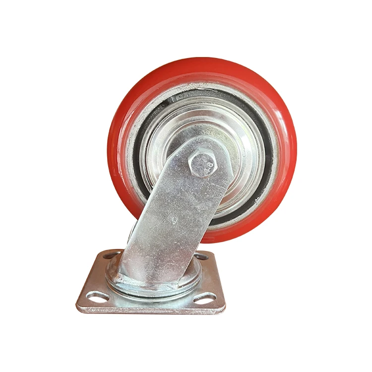 Light Duty Gray Rubber Pvc Kitchen Stem Caster Wheels Caster Flight Case Caster Wheels